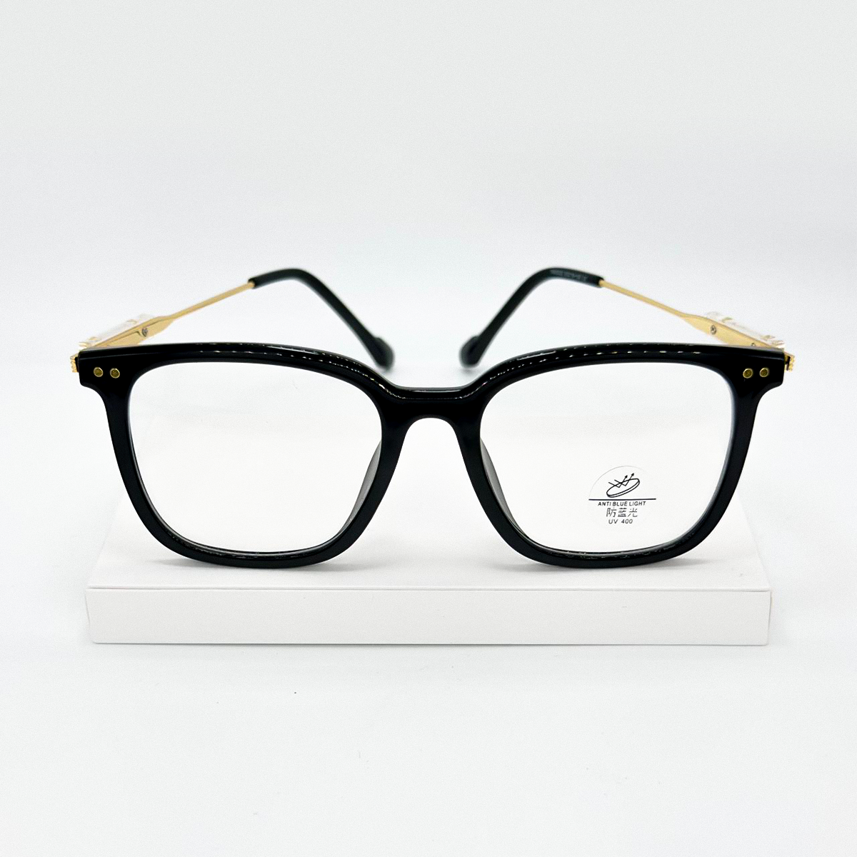 Lunettes de Optic Fammes : BLACK SQUARE Noir/Gold