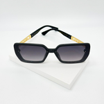 Lunettes de soleil Femme : GUCCI dég/Noir